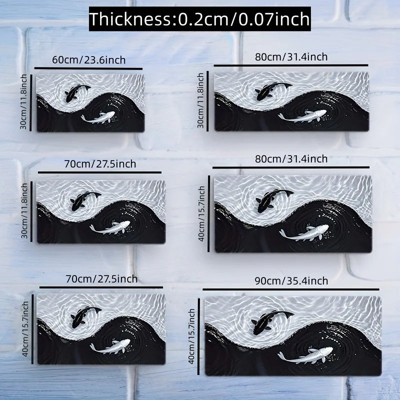 Japanese Mousepad : Koi Pond