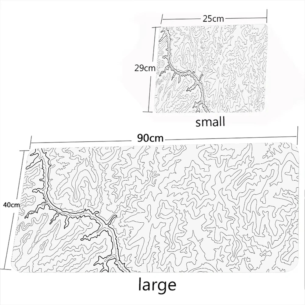 Topographic Mousepad