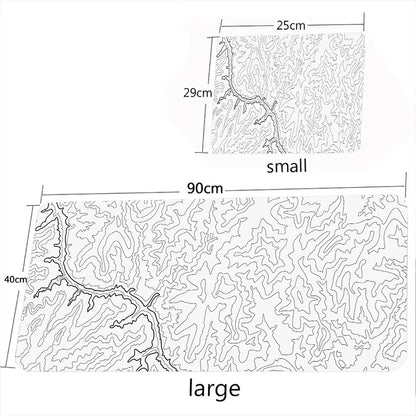 Topographic Mousepad
